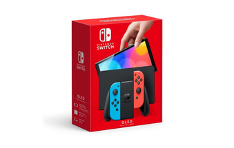 Nintendo Switch (OLED Model) Neon Blue/Neon Red