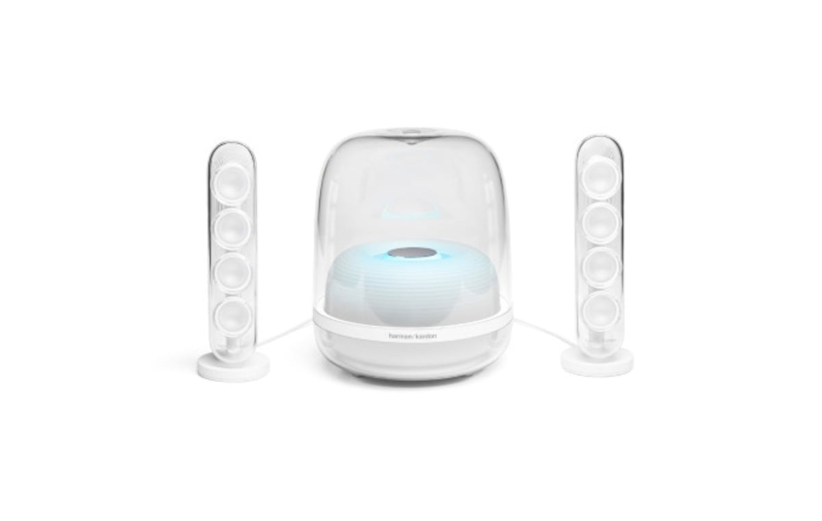 Harman Kardon SoundSticks 4 Wireless Speaker (White) Gift card