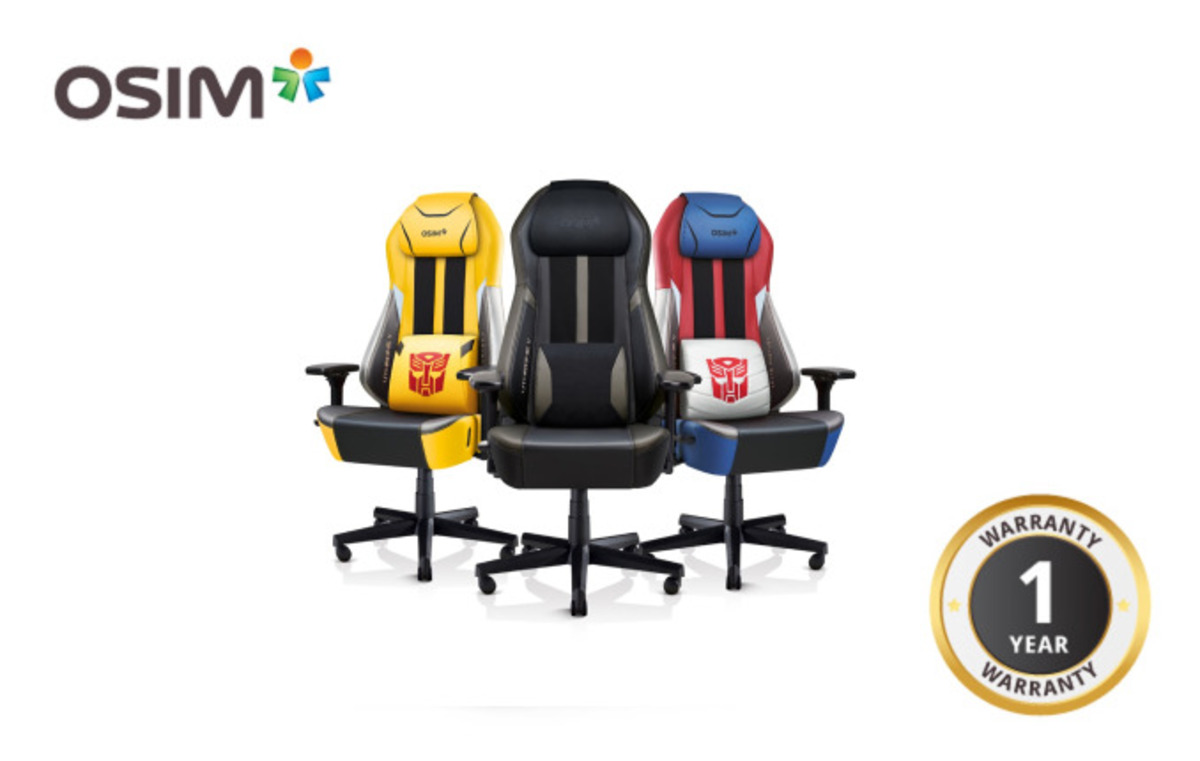 OSIM uThrone V (Black, Optimus Prime, Bumblebee) Gaming Massage Chair - Self Assembled Gift card